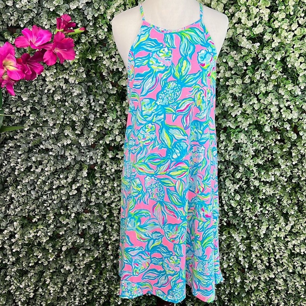 Lilly Pulitzer Pelican Pink Off The Scales Margot Swing Dress NWT